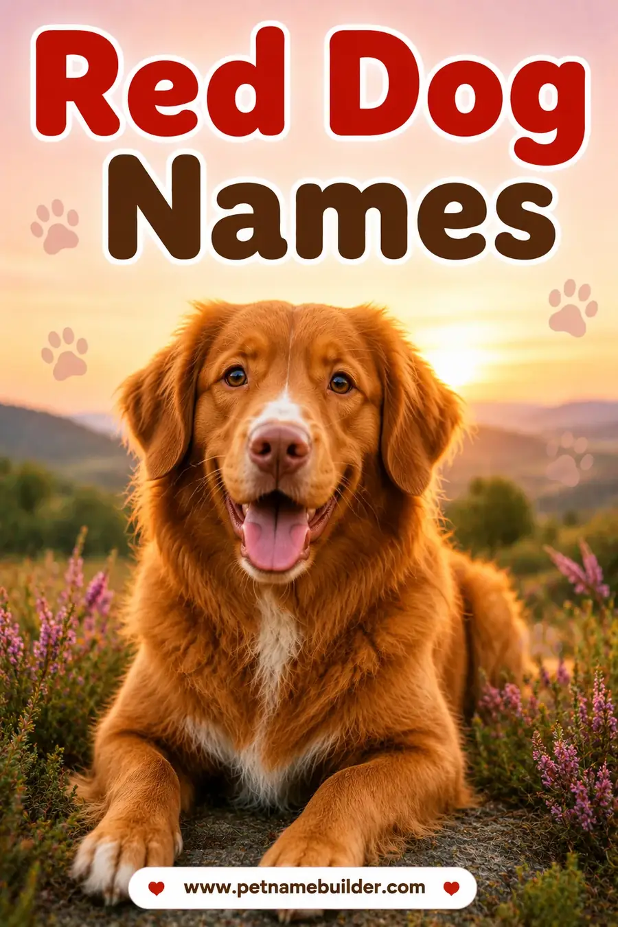 Red Dog Names: 110 Warm & Fiery Ideas for Ginger Pups